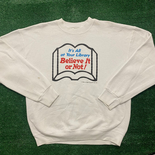Vintage 90s Ripley's Believe It Or Not Essential Crewneck