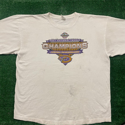 Vintage Y2K Arizona Diamondbacks Baggy MLB Baseball Tee