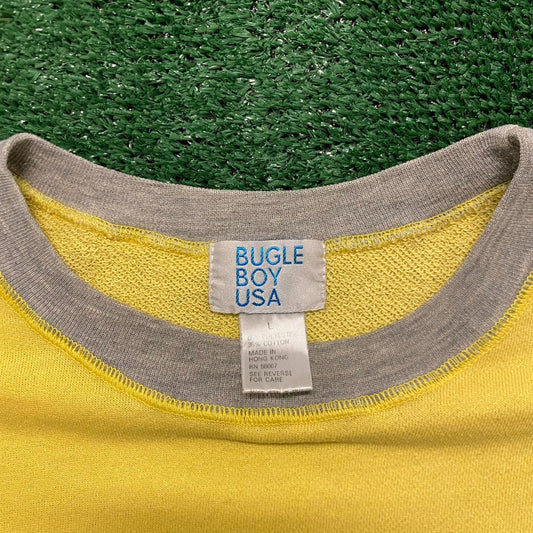 Bugle Boy Athletic Club Vintage 80s Gym Workout T-Shirt