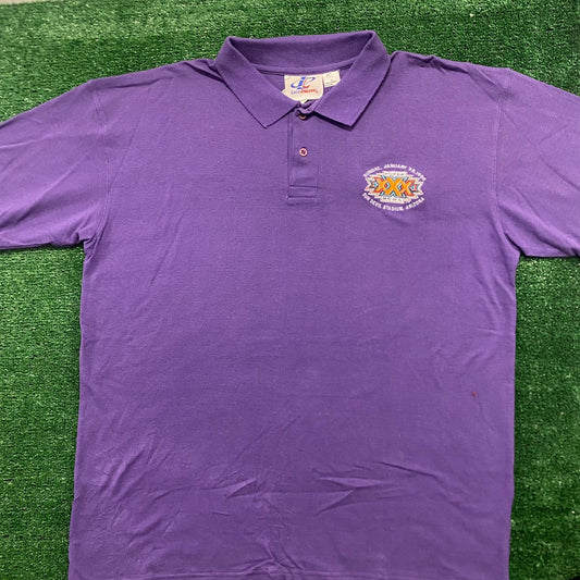 Vintage 90s Arizona Super Bowl XXX Polo Shirt