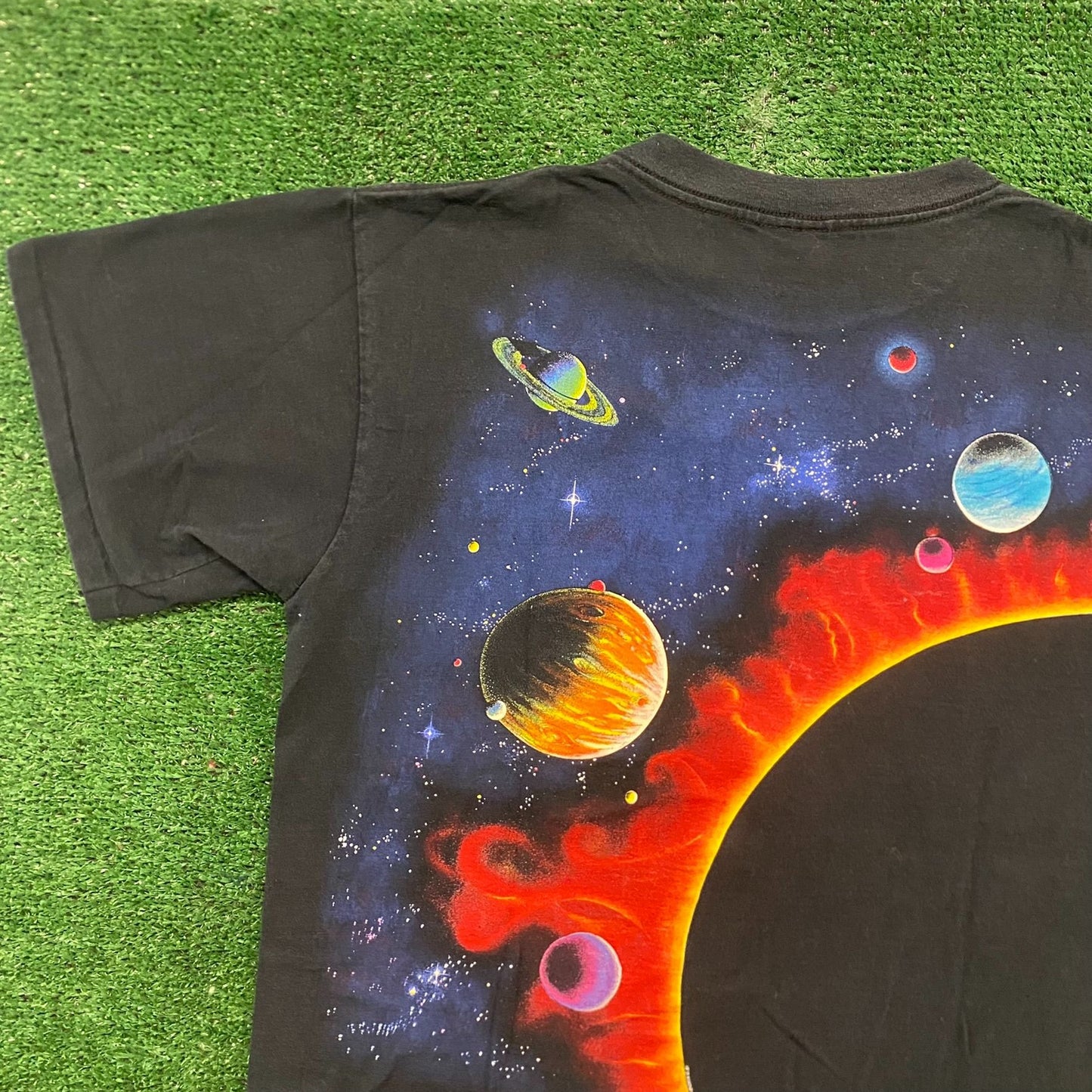Vintage 90s Solar System Planets Single Stitch T-Shirt