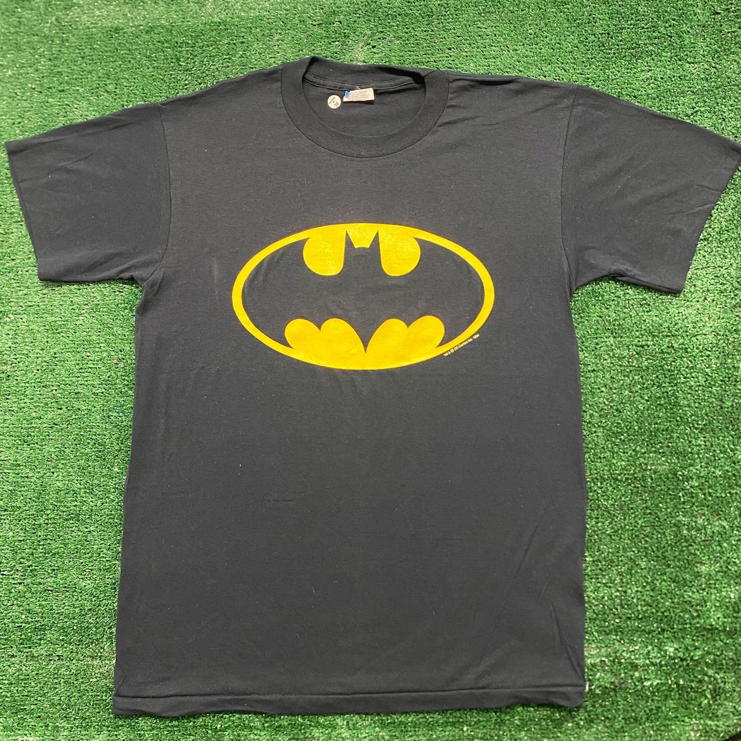 Vintage 80s Essential Batman Logo Comic Single Stitch Tee