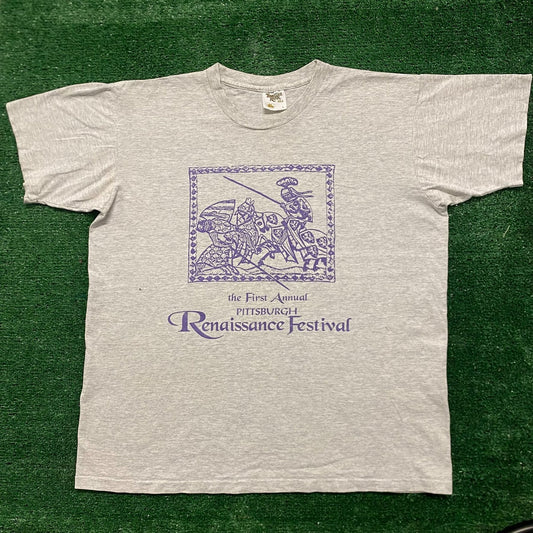 Vintage 90s Essential Renaissance Festival Single Stitch Tee