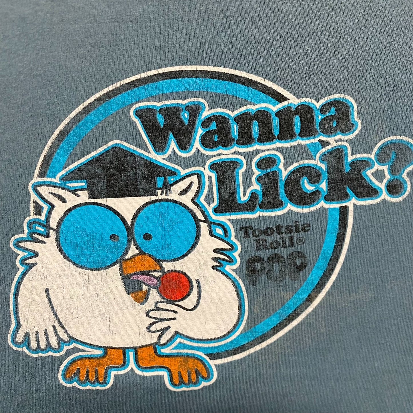 Vintage Y2K Tootsie Roll Pop Lick Essential Baggy Candy Tee