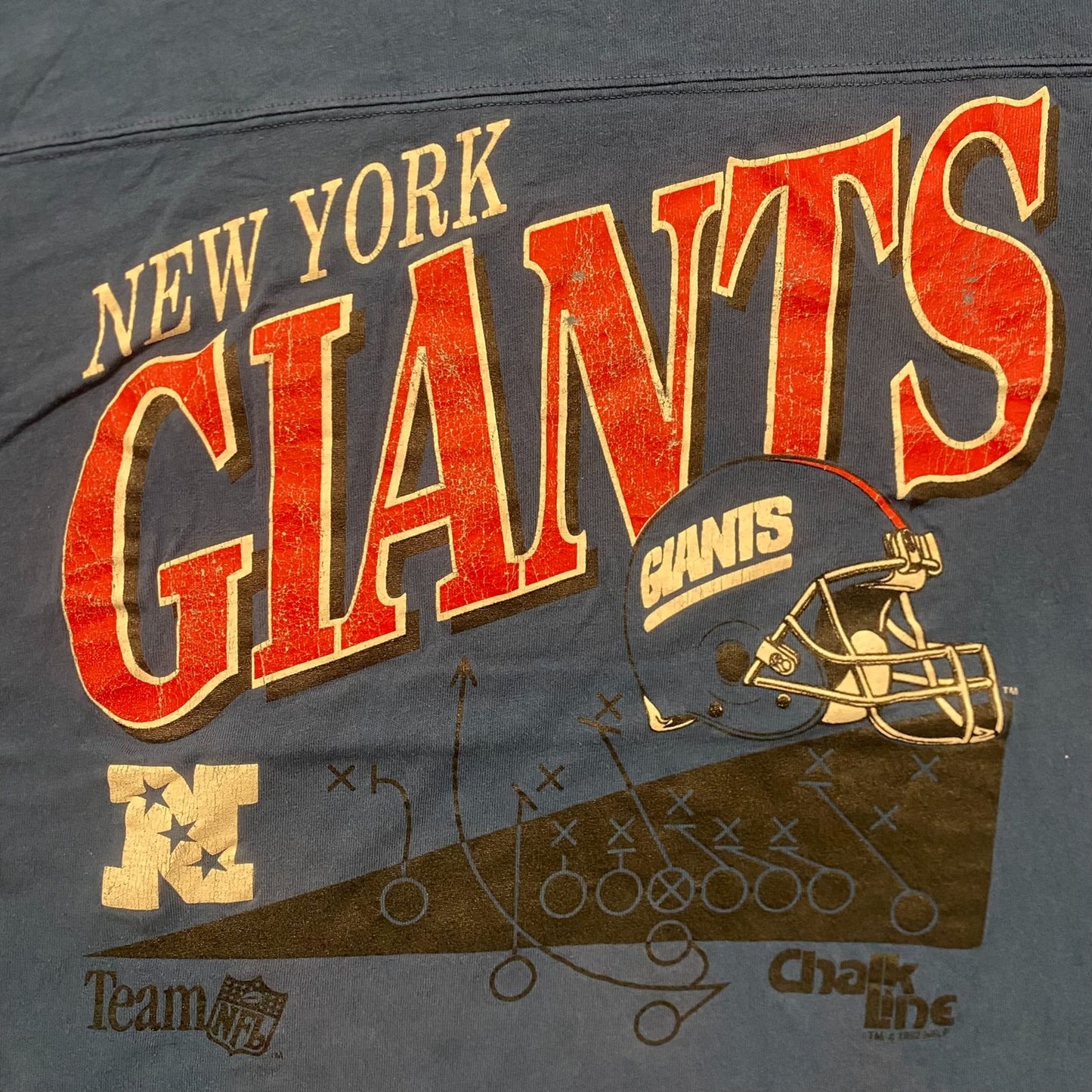 Vintage 90s New York Giants Football Essential Sports Tee