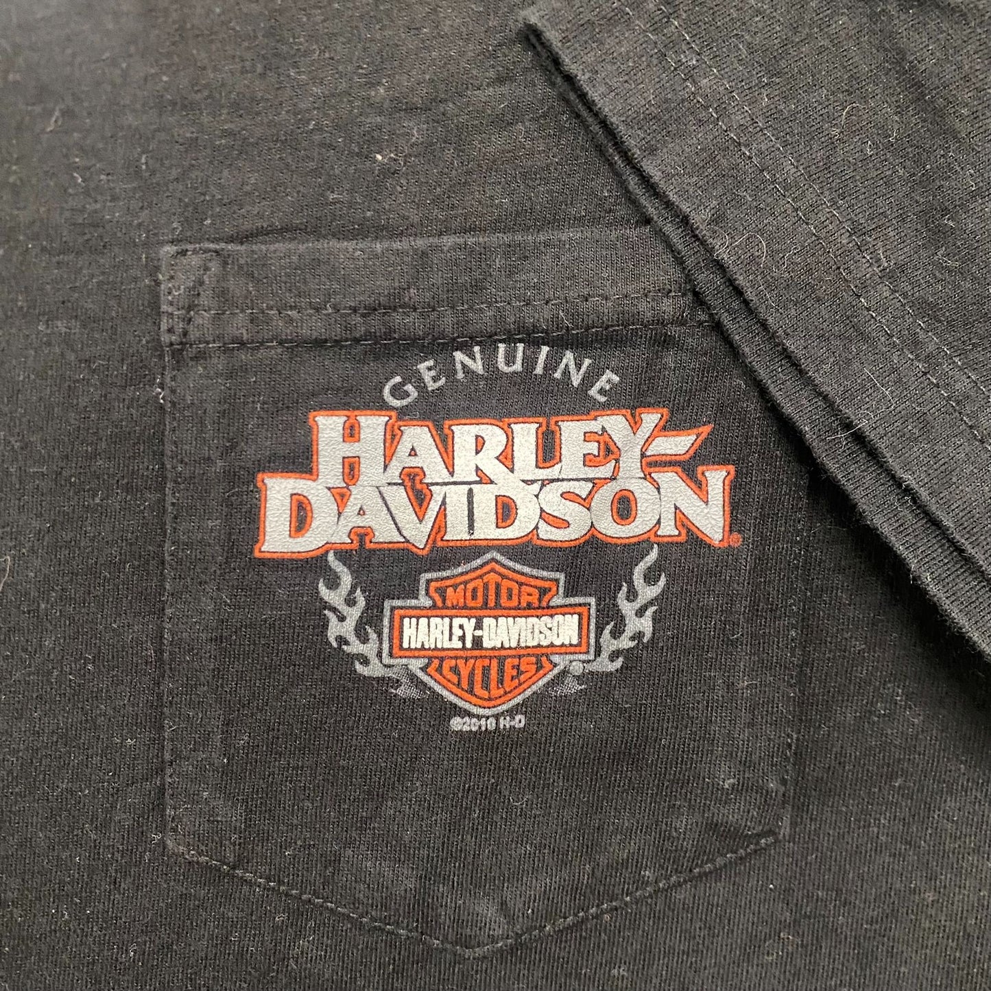 Vintage Y2K Harley Davidson Motorcycles Virginia Logo Tee