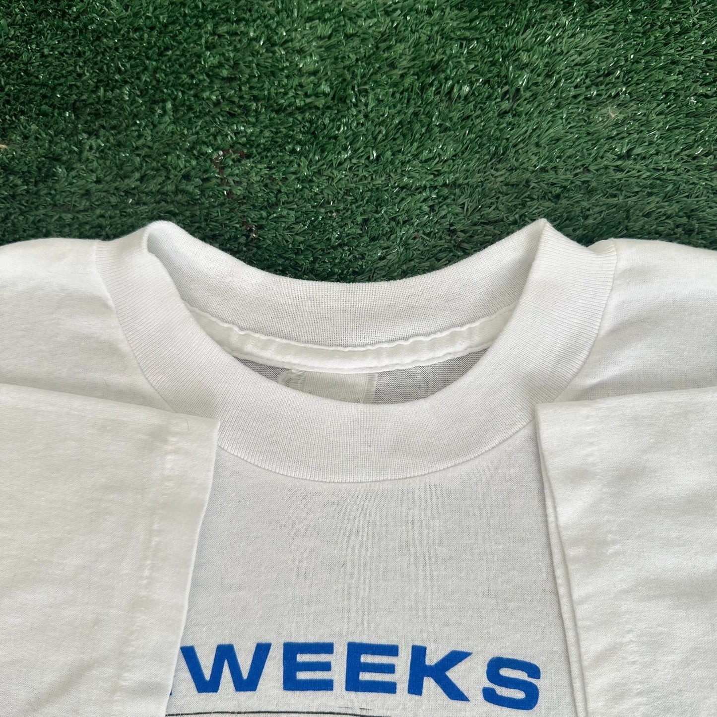 Vintage 90s Daytona 500 Raceweeks 1992 T-Shirt Single Stitch White S/M NASCAR