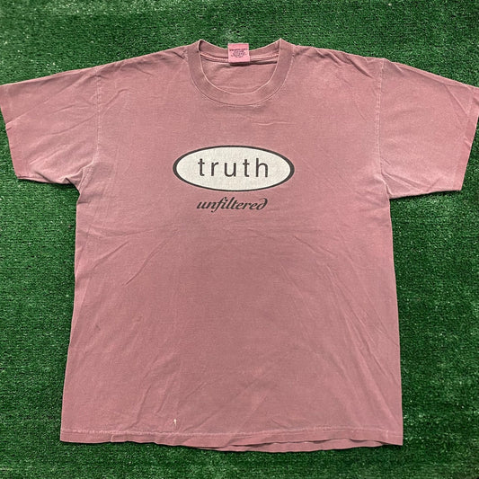 Vintage 90s Sun Faded Truth Unfiltered Single Stitch T-Shirt