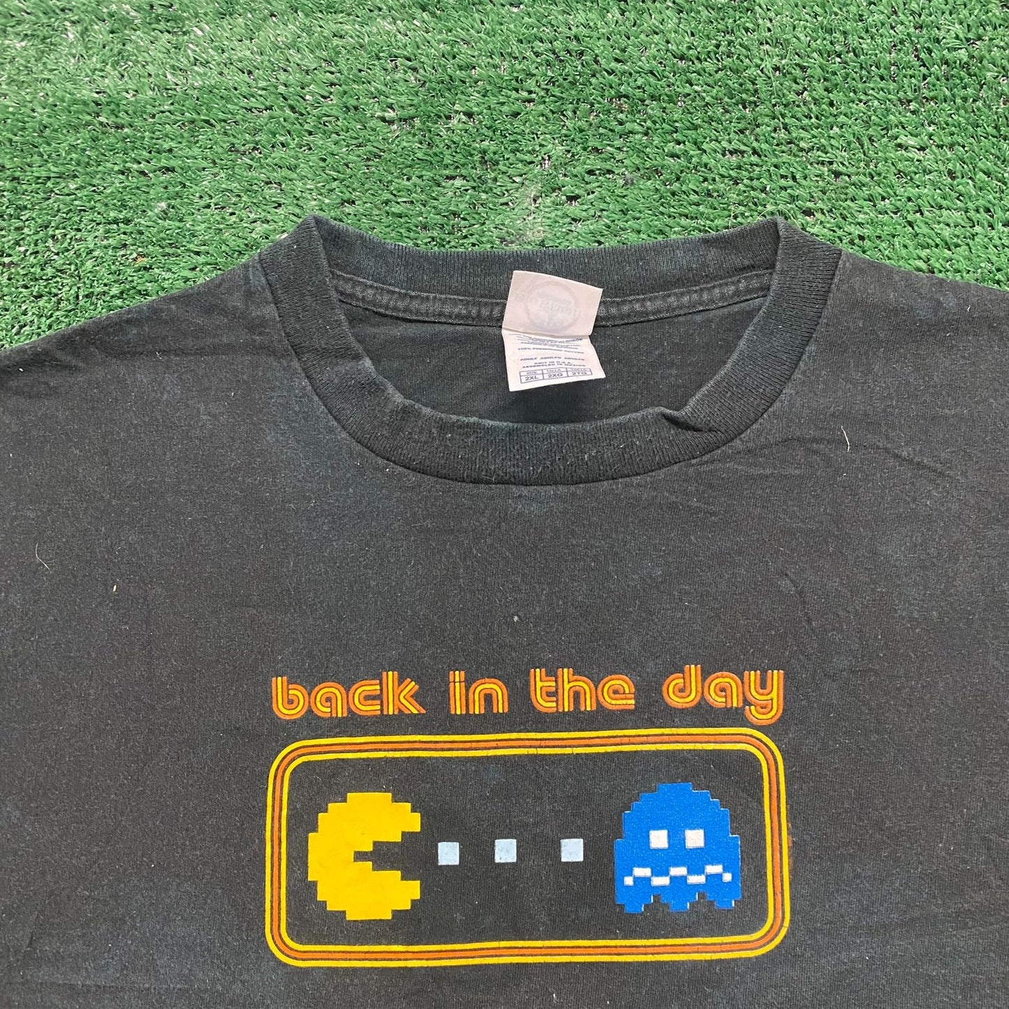 Vintage Y2K Pac-Man Ghost Sun Faded Baggy Essential T-Shirt