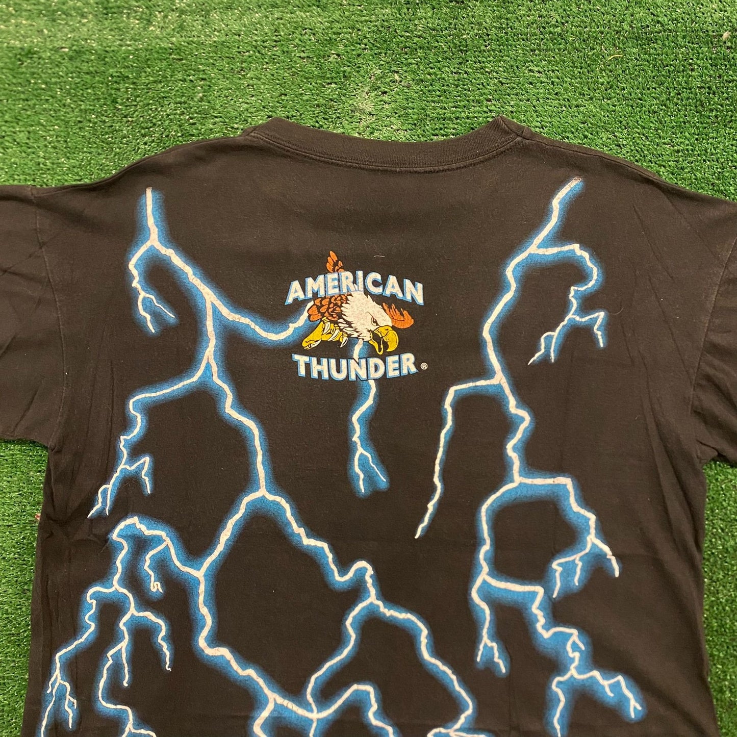 American Thunder Cowboy Skull Vintage Western AOP T-Shirt