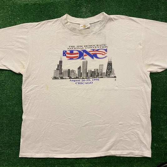 Democratic National Convention Vintage 90s Politics T-Shirt