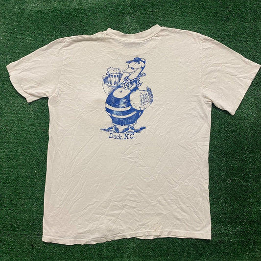 Vintage 80s North Carolina Duck Preppy Single Stitch Tee