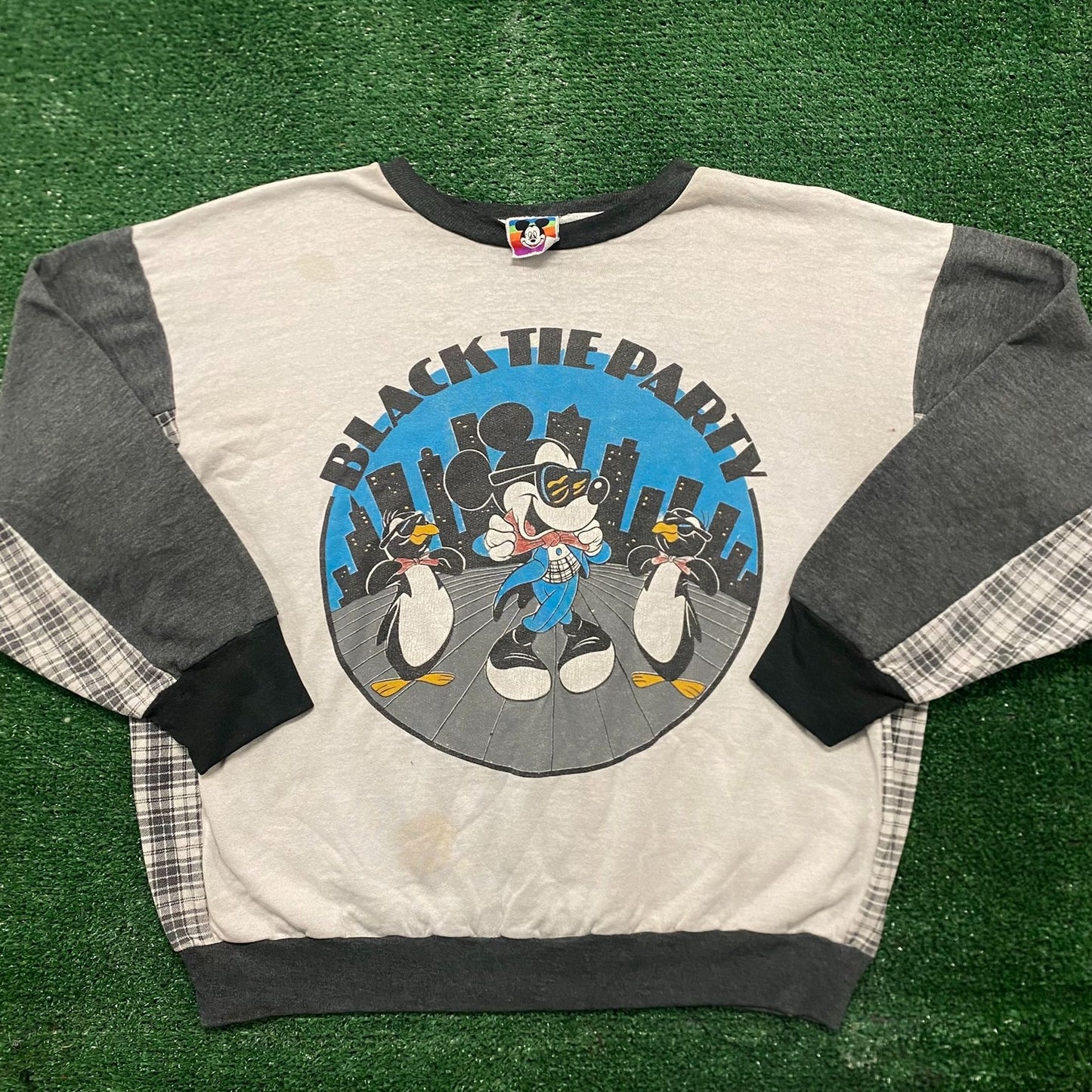 Vintage 80s Mickey Mouse Allison Punk Crewneck Sweatshirt