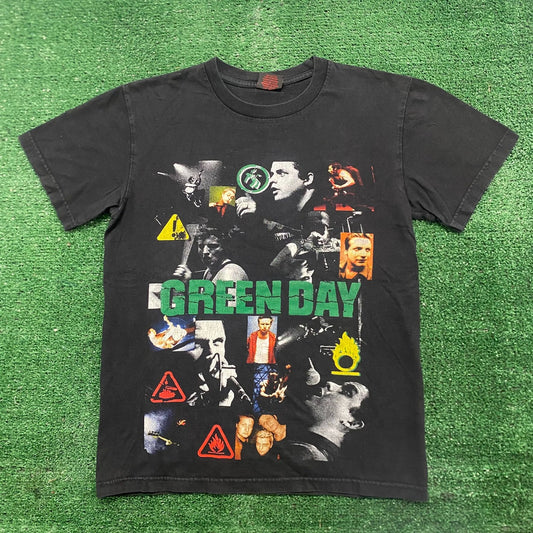 Vintage Y2K Green Day American Idiot Punk Rock Band Tee