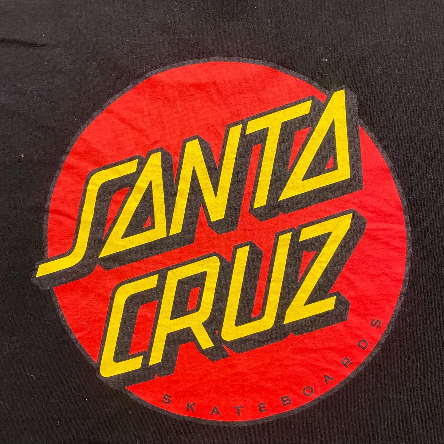 Vintage Y2K Santa Cruz Skateboards Essential Dot Logo Tee