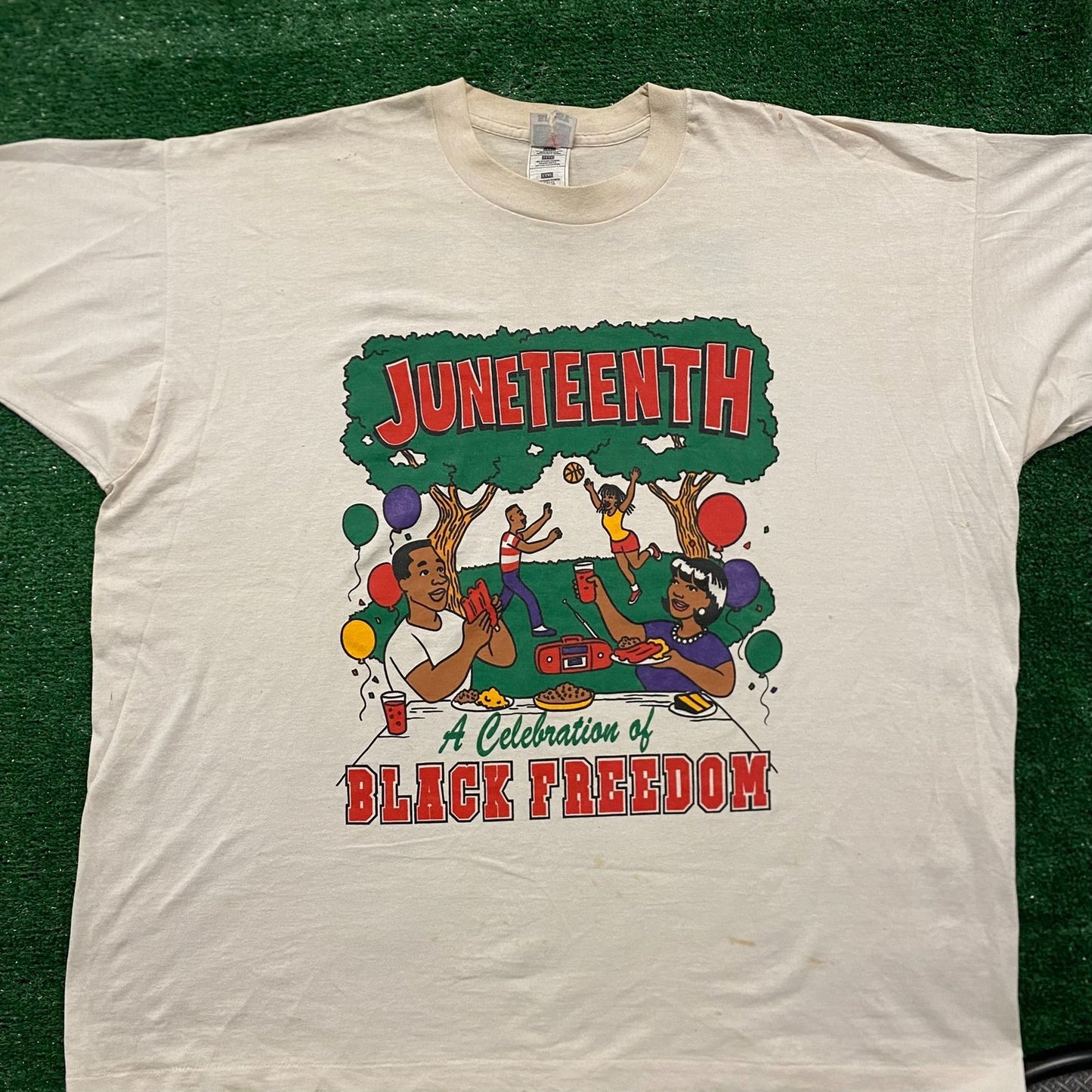 Juneteenth Freedom Vintage 90s Black History T-Shirt
