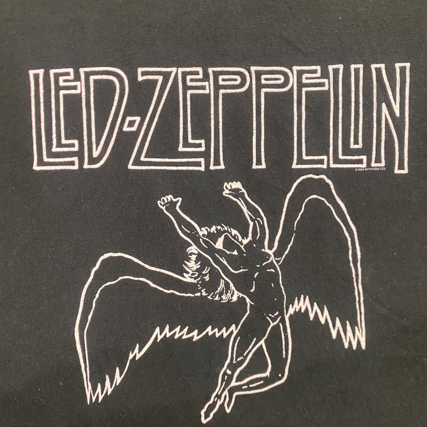 Vintage Y2K Led Zeppelin Art Essential Baggy Rock Band Tee