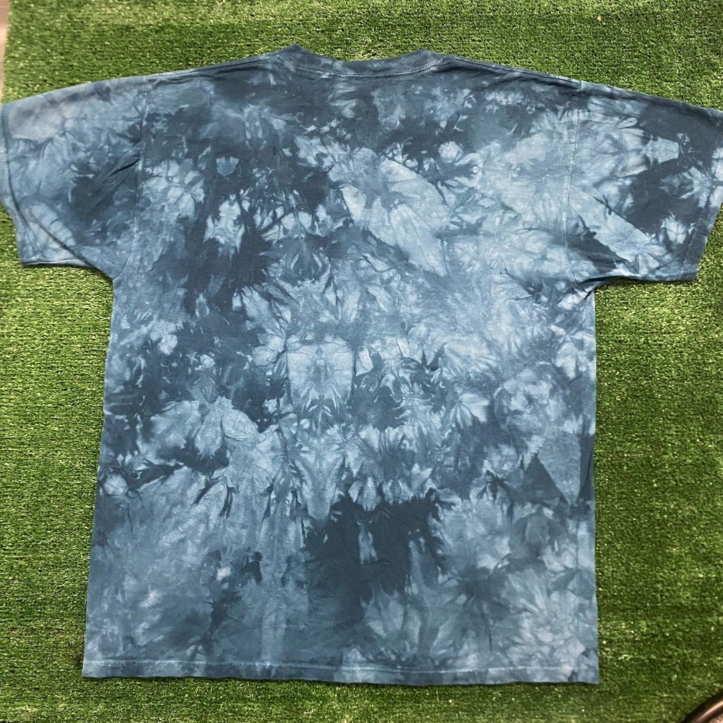 Vintage Y2K Eagle Nature Landscape Art Tie Dye Animal Tee