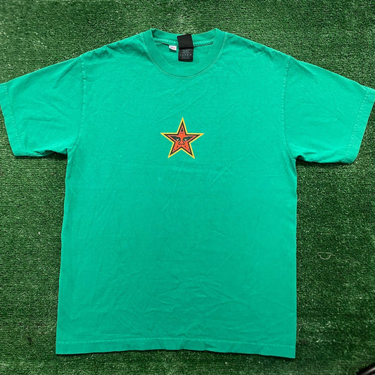 Vintage 90s Obey Propaganda Star Logo Art Skater Punk Tee