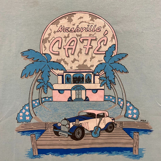 Vintage 80s Nashville Cafe Single Stitch Tourist T-Shirt