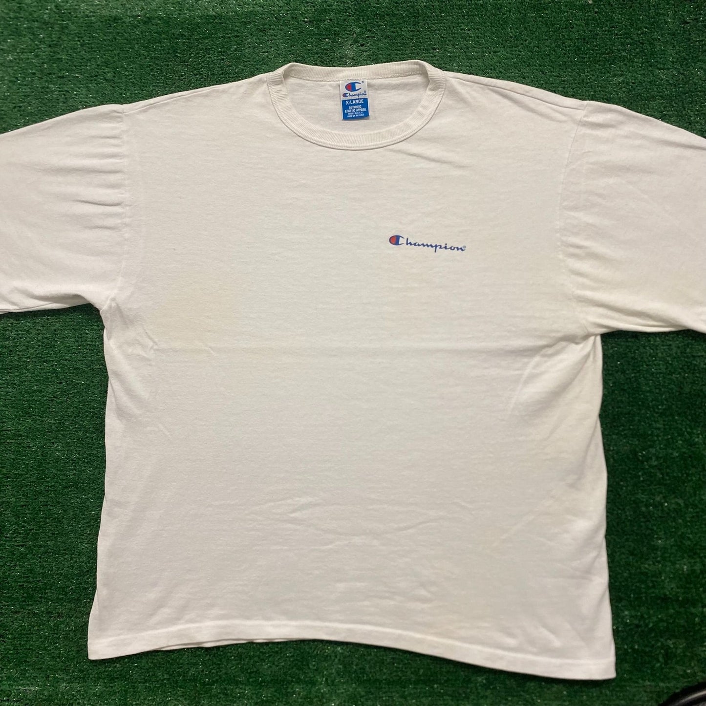 Vintage 90s Champion Logo Essential Single Stitch T-Shirt