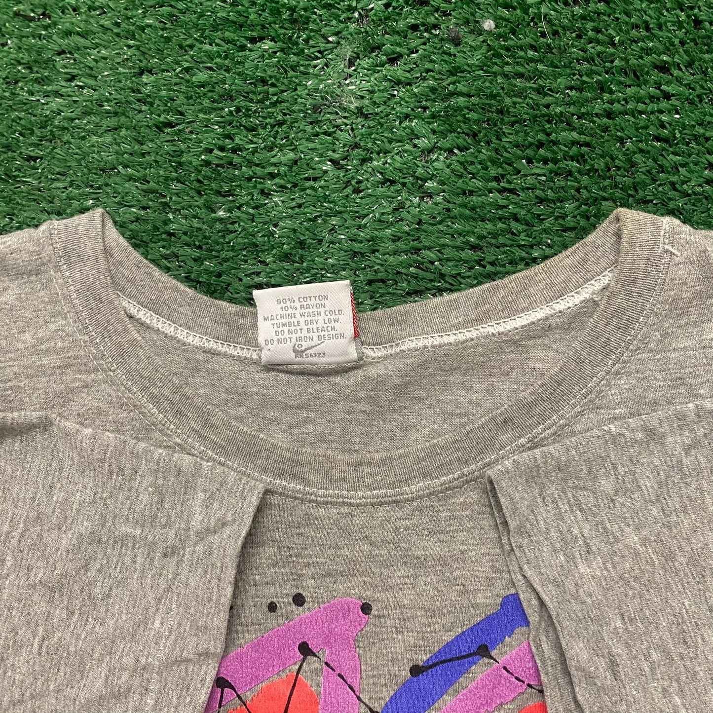 Vintage 90s Nike Picasso Art Shirt Single Stitch Abstract Tee