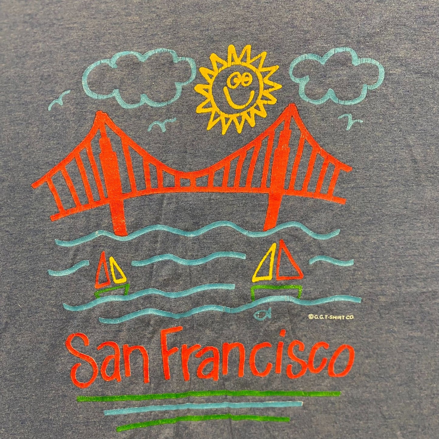 Vintage 90s Essential San Francisco California Single Stitch T-Shirt