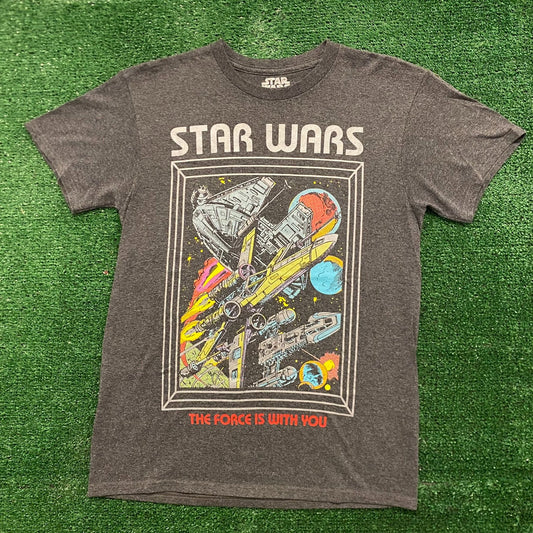 Star Wars Millennium Falcon Vintage Movie T-Shirt