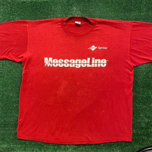 Vintage 80s Sprint Phone Voice Mail Single Stitch T-Shirt