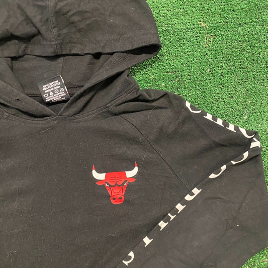 Vintage Y2K Essential Chicago Bulls Basketball Sports Hoodie