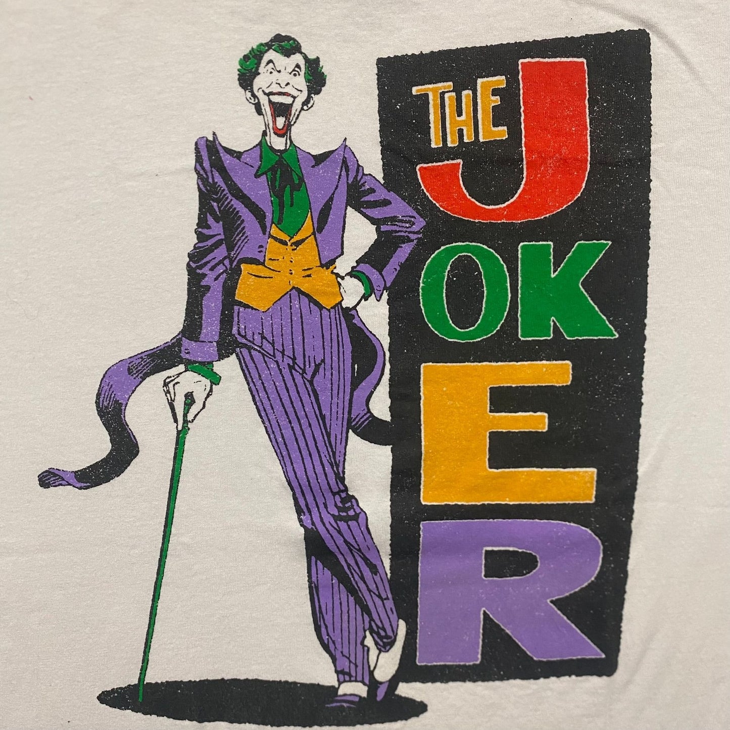 Vintage Y2K The Joker Batman Essential DC Comics Tee