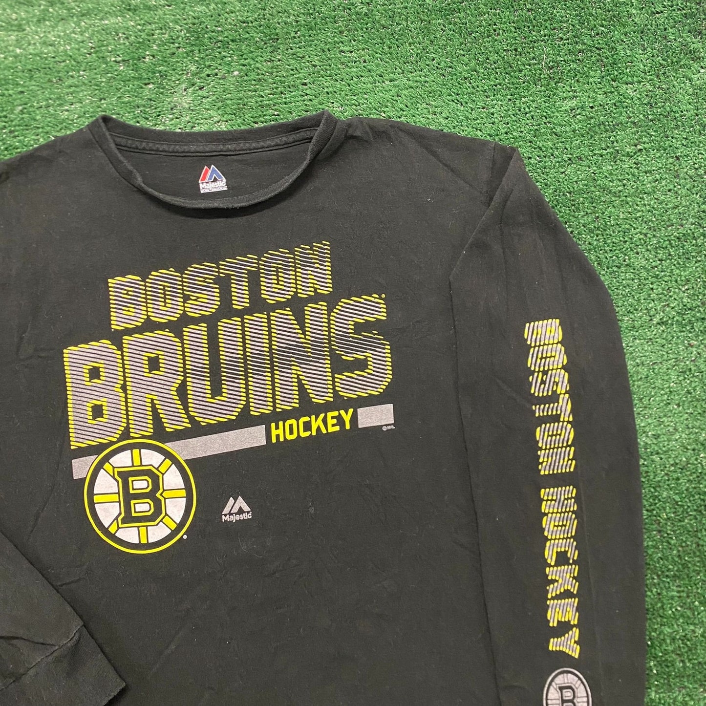 Vintage Y2K Boston Bruins Shirt NHL Hockey Long Sleeve Tee