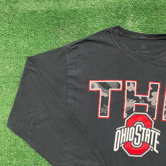 Vintage Y2K Ohio State University Buckeyes Shirt Long Sleeve