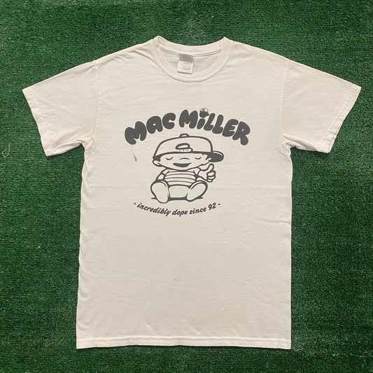 Vintage Y2K Mac Miller Rap Shirt Thumbs Up Skater Tee