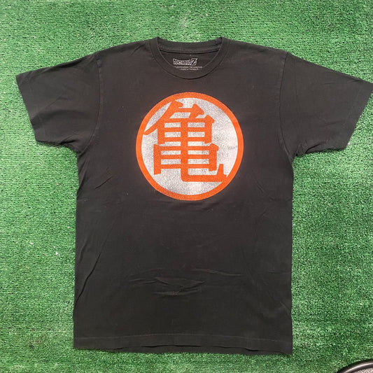 DBZ Dragon Ball Z Anime Shirt Kame House Kanji Logo Japan Tee