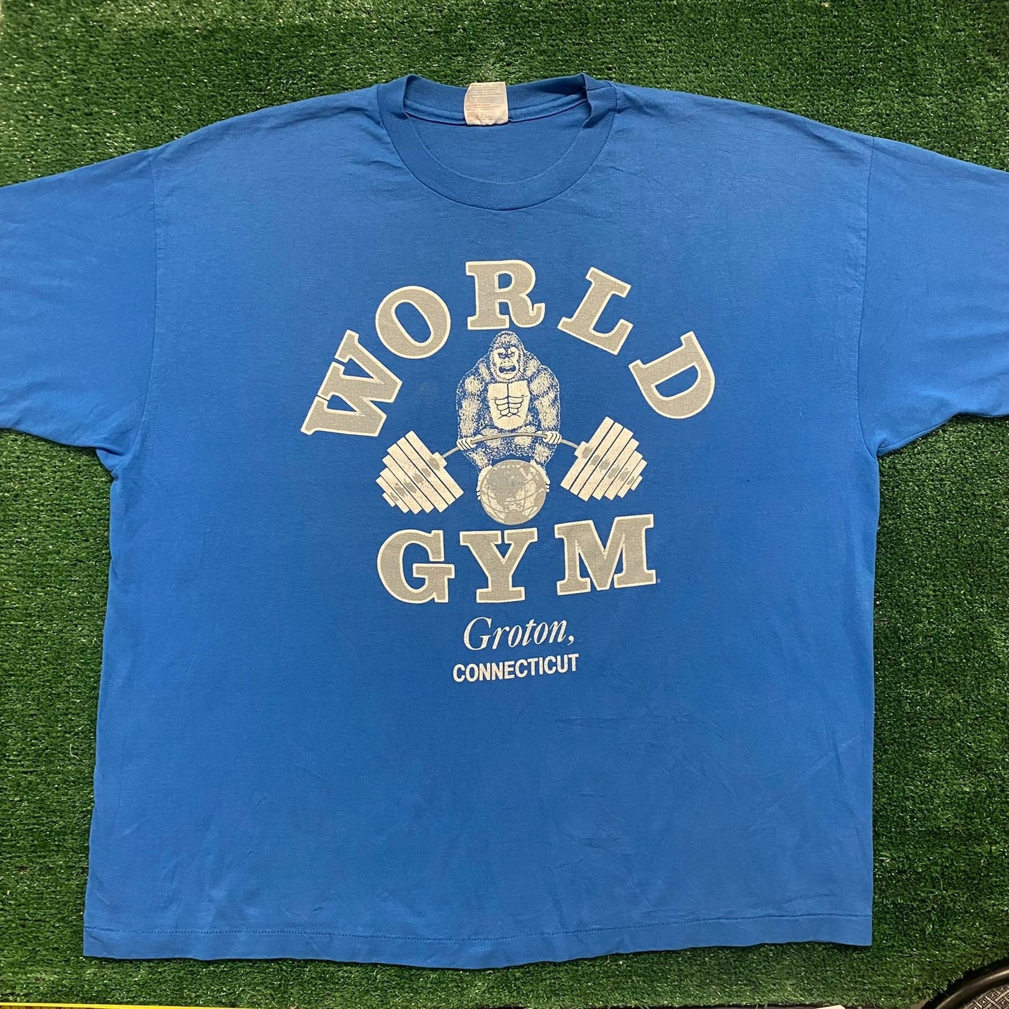 Vintage 90s World Gym Gorilla Single Stitch Baggy Tee