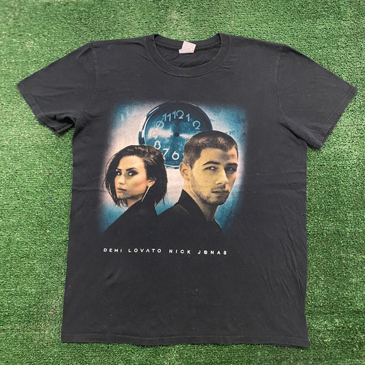 Essential Demi Lovato Nick Jonas Concert Band Tour T-Shirt