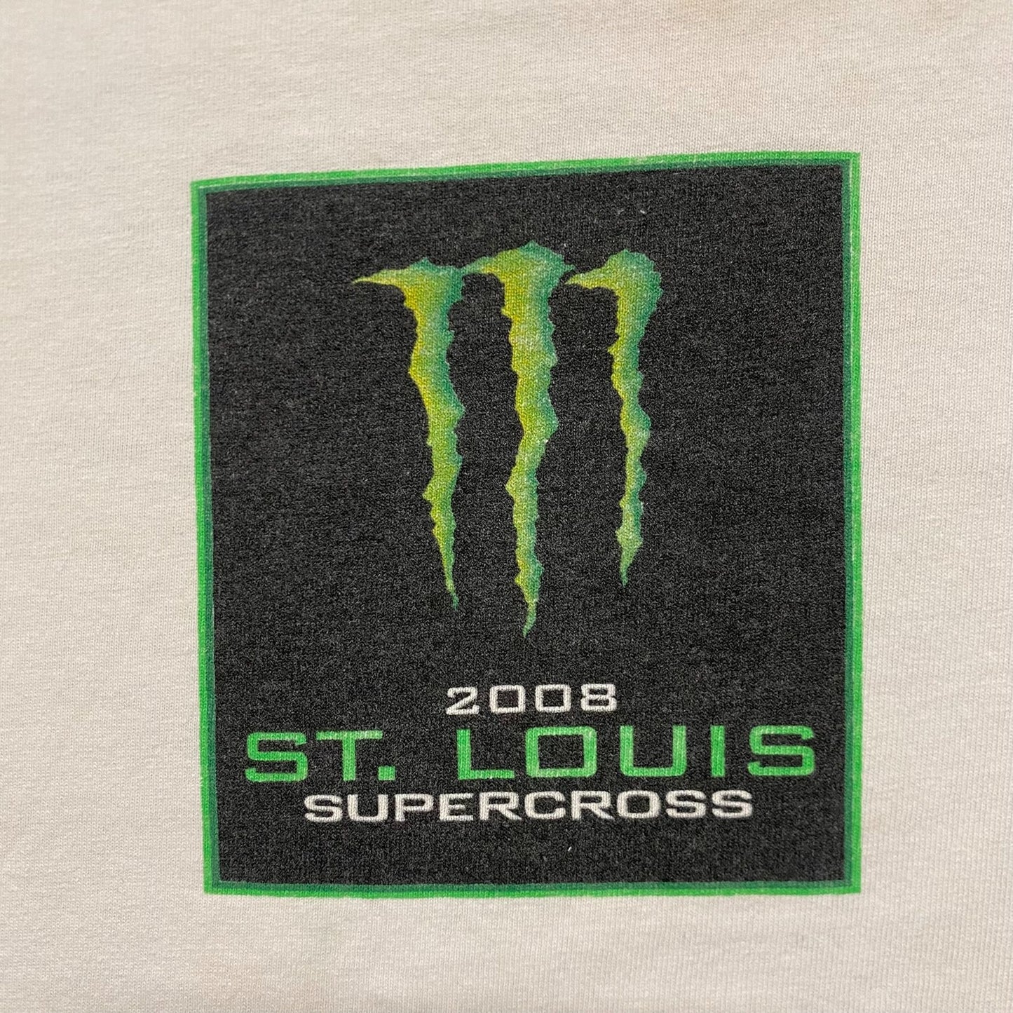Vintage Y2K Monster Energy Supercross Racing Essential Tee