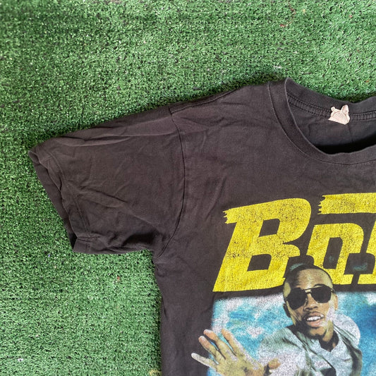 Vintage Y2K B.O.B Rapper Shirt Hip Hop Pop Music Band Tee