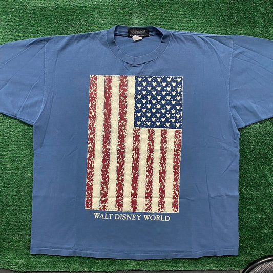 Vintage 90s Disney World Shirt USA Single Stitch Mickey Tee