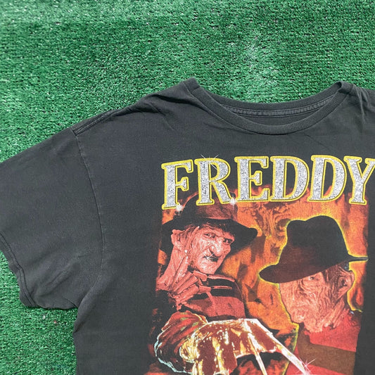 Vintage Y2K Freddy Kreuger Essential Faded Horror Movie Tee