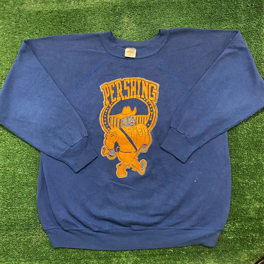 Vintage 90s Pershing School Essential Crewneck Sweatshirt
