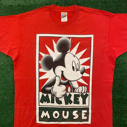 Vintage 90s Essential Mickey Mouse Single Stitch T-Shirt