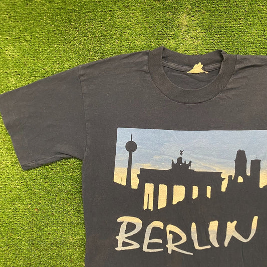 Vintage 80s Berlin Germany Single Stitch Tourist T-Shirt