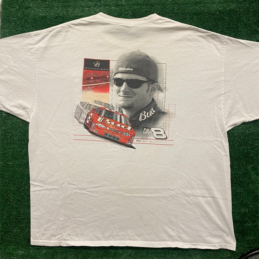 Vintage 90s Budweiser NASCAR Shirt Dale Earnhardt Racing Tee