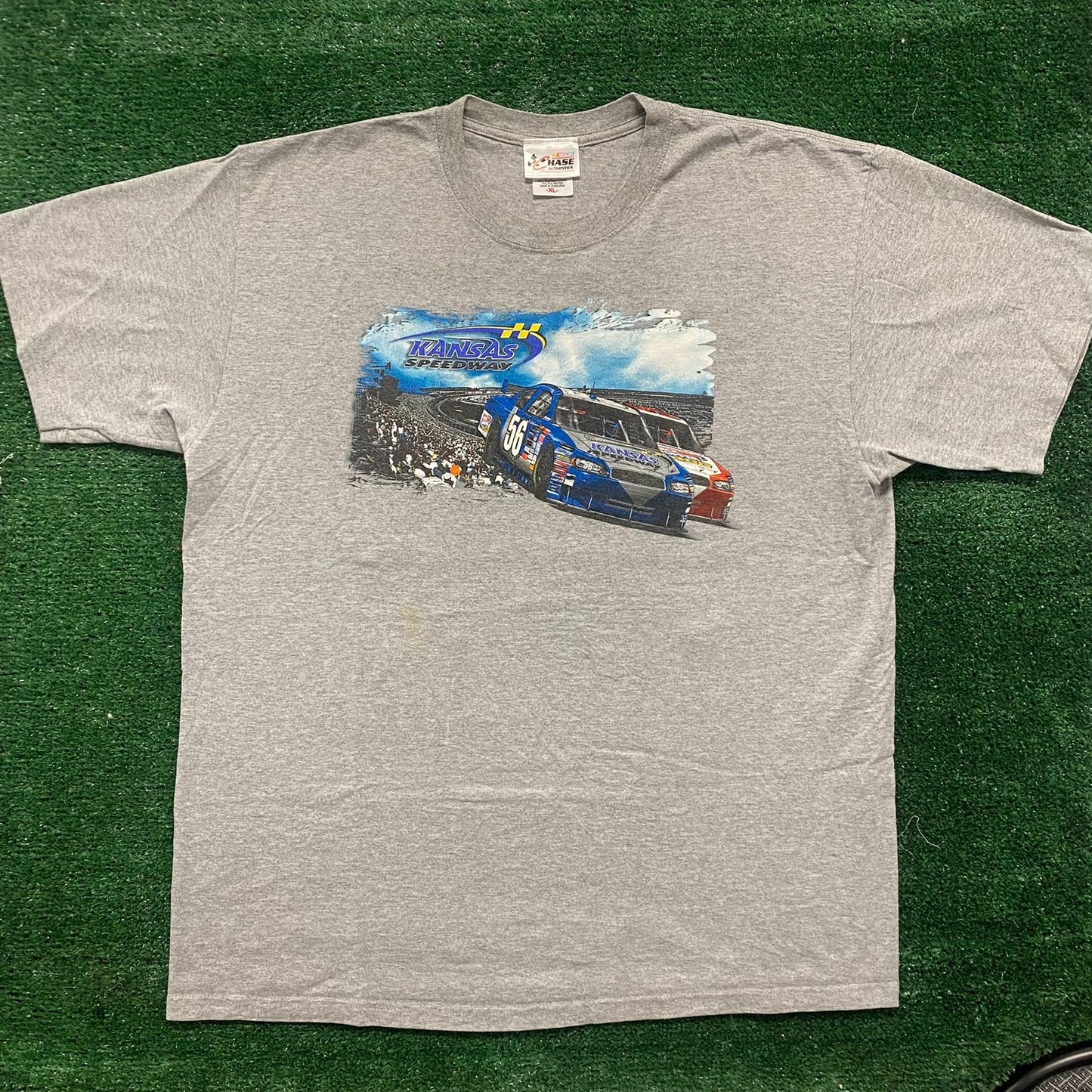 Vintage Y2K Kansas Speedway Shirt NASCAR Auto Racing Tee