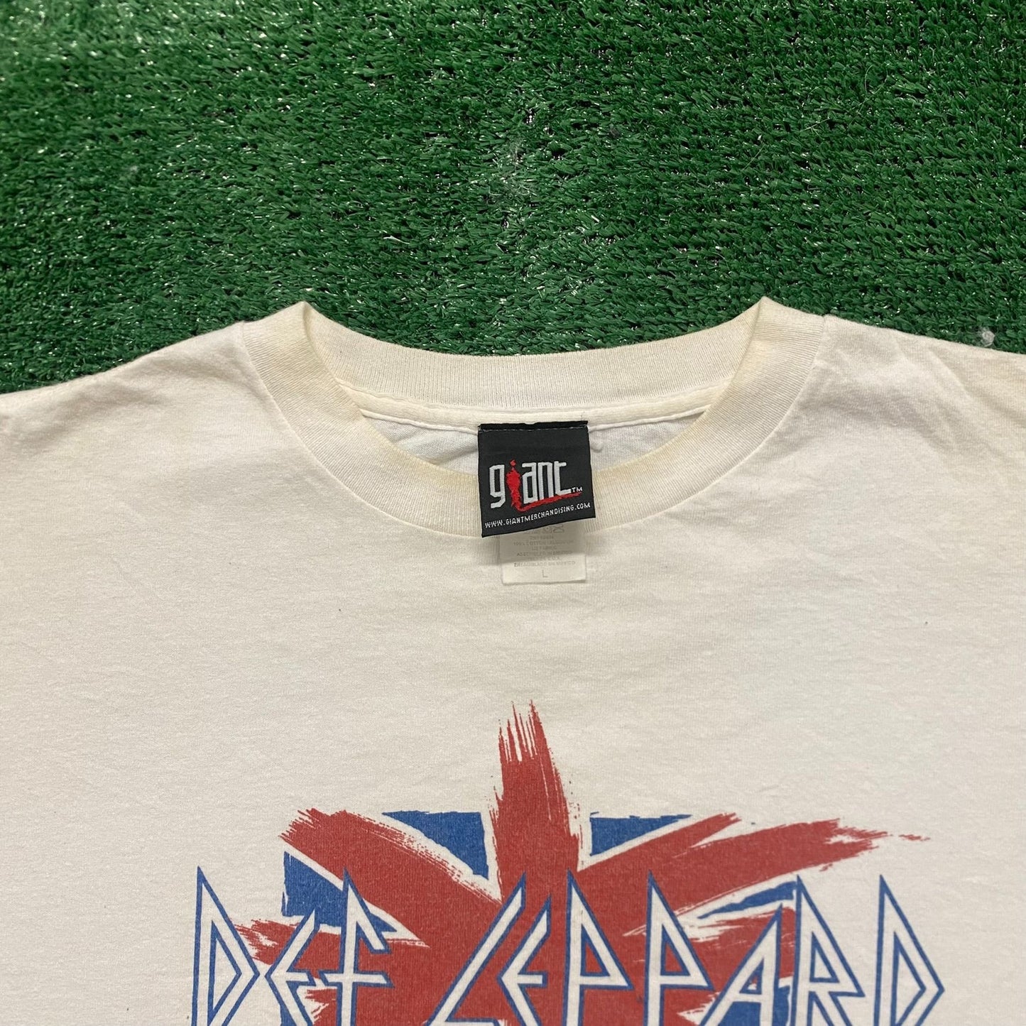 Vintage Y2K Essential Baggy Def Leppard Rock Band T-Shirt