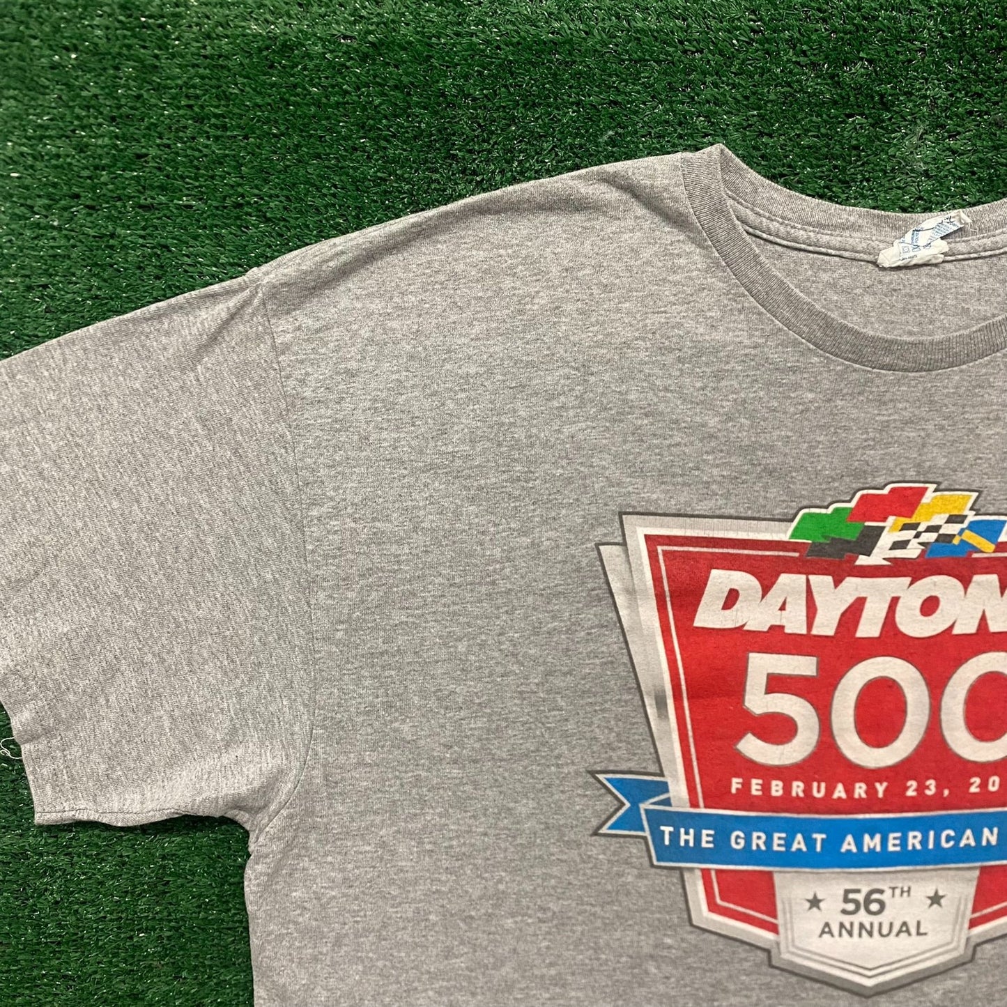 Vintage Y2K NASCAR Daytona 500 Shirt Auto Racing Logo Tee