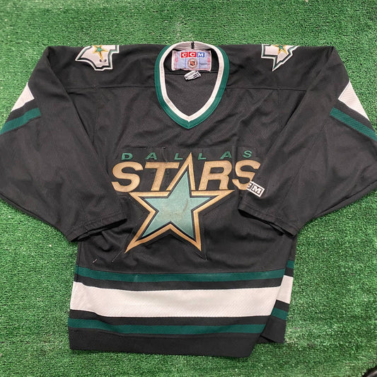 Vintage 90s CCM Dallas Stars Essential NHL Hockey Jersey