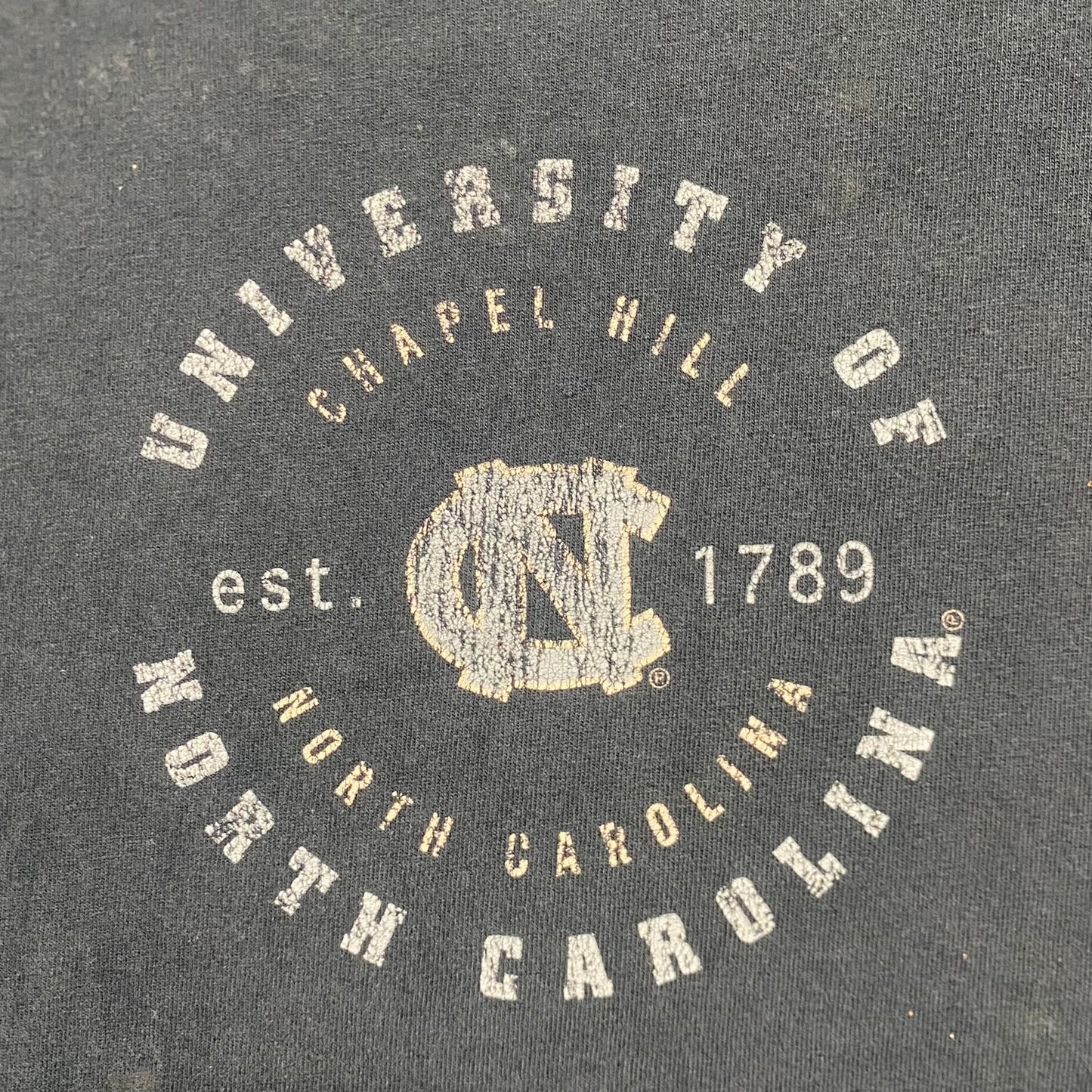 Vintage 90s UNC Chapel Hill Tar Heels Sports Sun Faded Tee